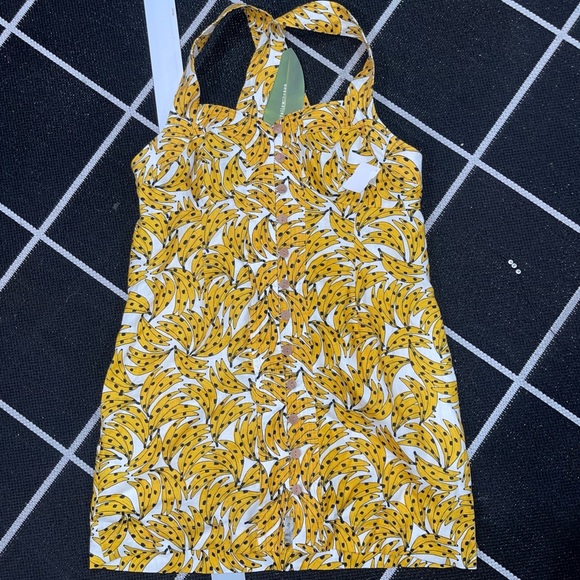 Farm Rio NWT Sz XL Banana Print Dress Sz XL- never worn - Picture 1 of 6